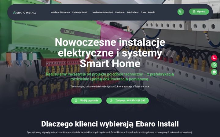 Captura de pantalla de ebaroinstall.pl