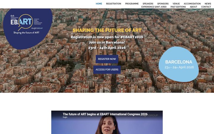 Screenshot of ebartcongress.com
