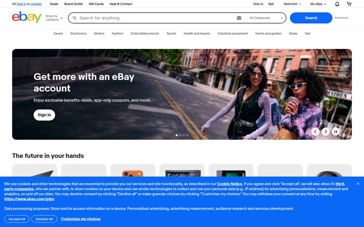 Képernyőkép: ebay.com