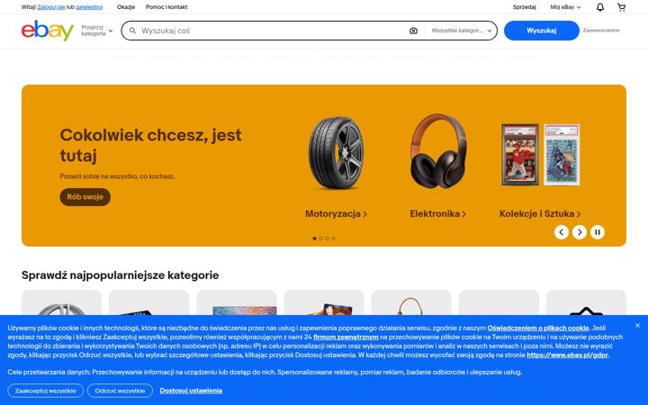 Zrzut ekranu ebay.pl