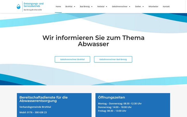Snimka zaslona za ebb-aoer.de