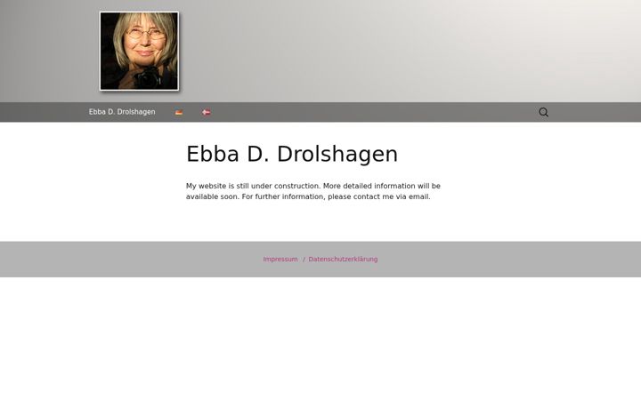 Screenshot of ebba-drolshagen.de