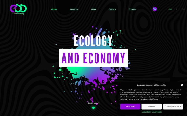 Screenshot of ebbag.eu