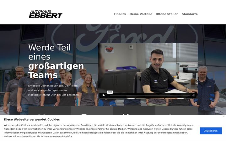 Snimka zaslona za ebbert-karriere.de