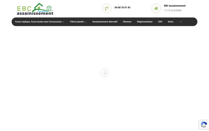 Screenshot of ebc-assainissement-carcassonne.fr
