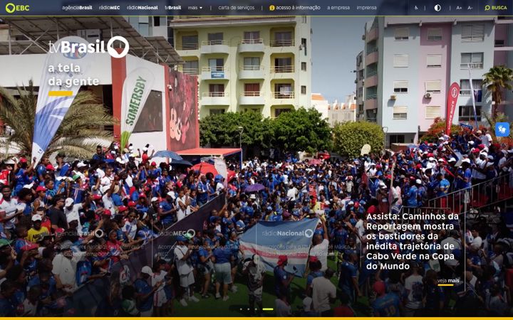 Screenshot of ebc.com.br