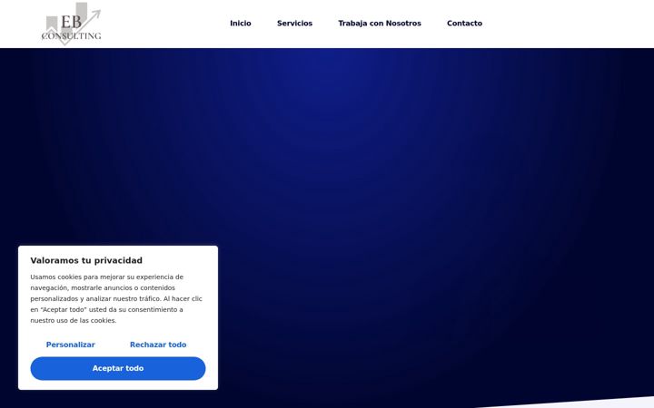 Captura de ecrã de ebconsulting.es