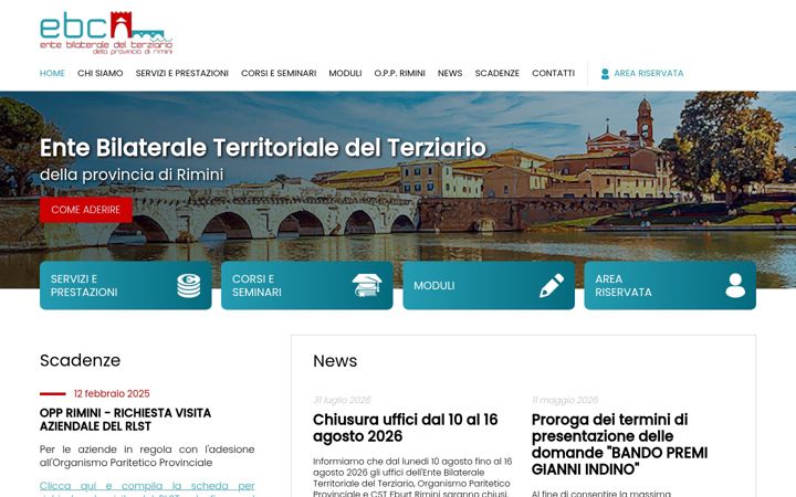 Screenshot of ebcrimini.it