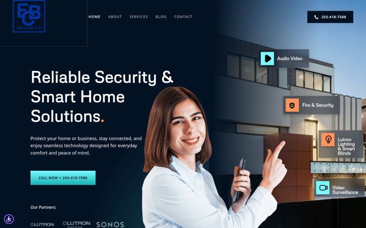 Screenshot of ebcsecurity.com