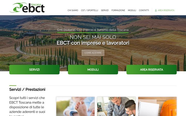 Screenshot of ebct.it