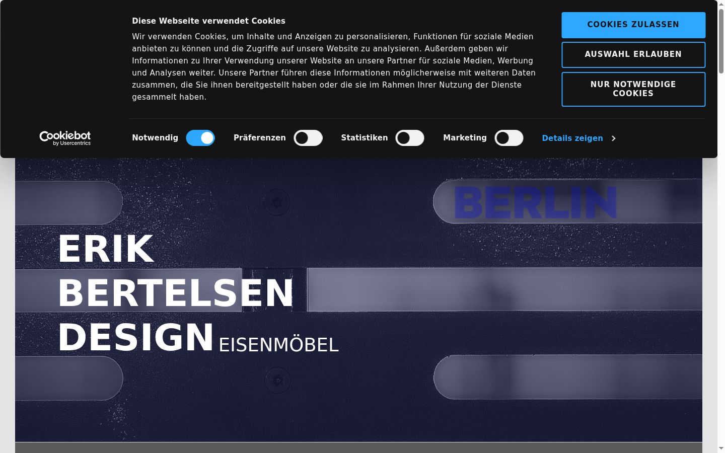 Screenshot tal-banner tal-kunsens muri qabel kwalunkwe interazzjoni