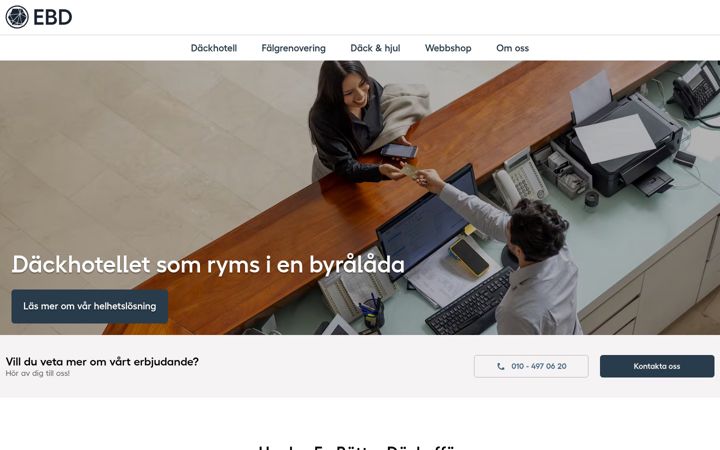 Screenshot von ebds.se