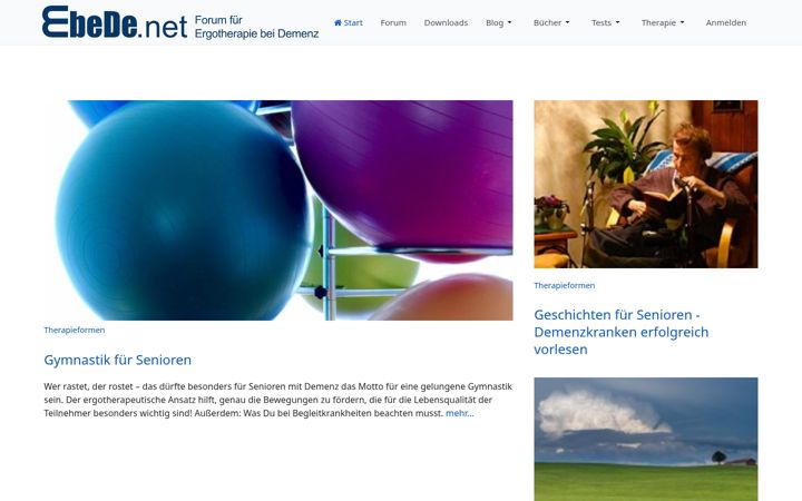 Screenshot of ebede.net