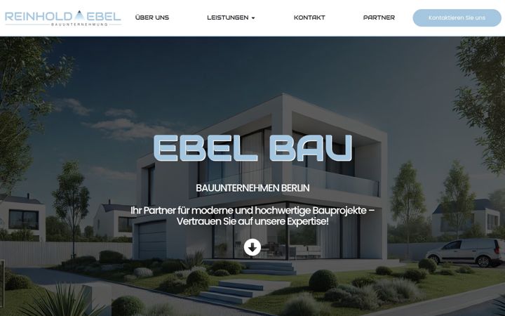 Screenshot of ebelbau.de