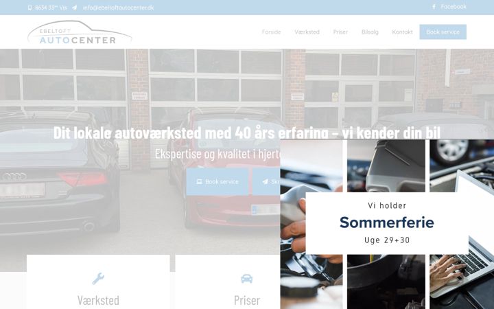 Skjámynd af ebeltoftautocenter.dk