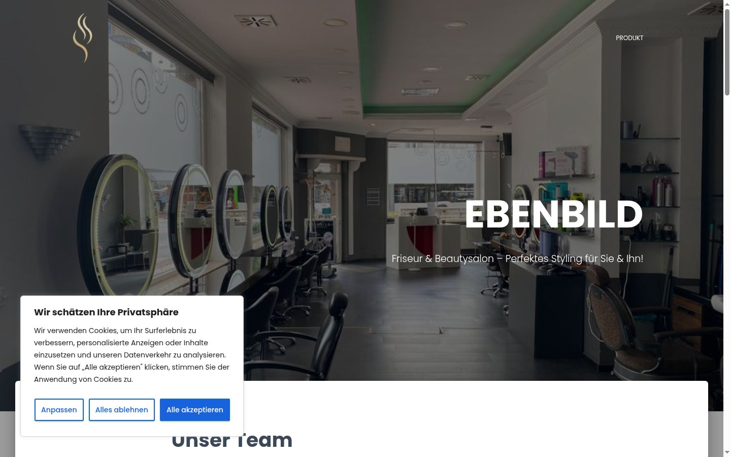 Screenshot van de toestemmingsbanner zoals getoond vóór enige interactie