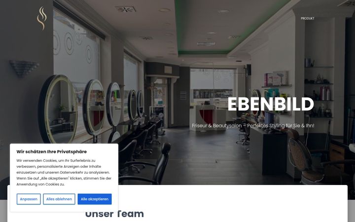 Screenshot of ebenbild-salon.de