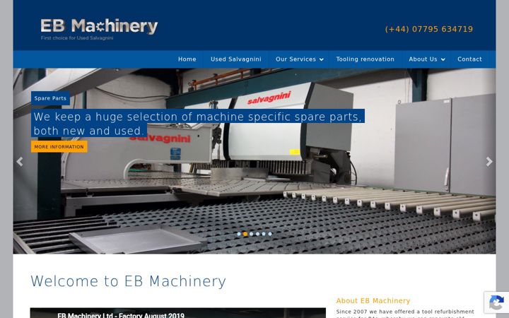 Screenshot of ebengineering.co.uk