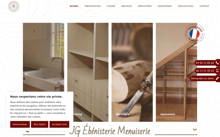 Screenshot of ebeniste-garcia-pontet.fr