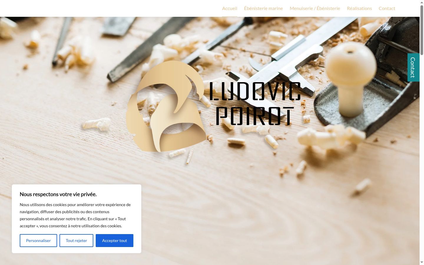 Screenshot του banner συγκατάθεσης που εμφανίστηκε πριν από οποιαδήποτε αλληλεπίδραση