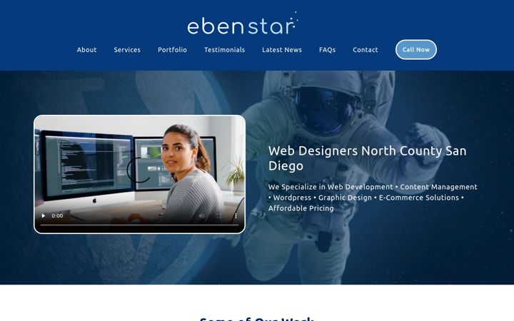 Screenshot of ebenstar.com