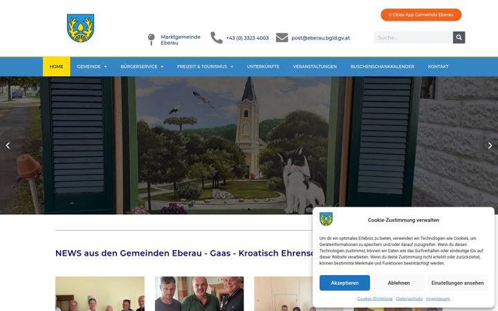 Snímek obrazovky eberau.at