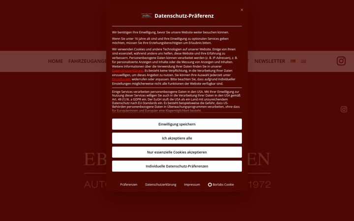 Screenshot of eberhard-thiesen.de