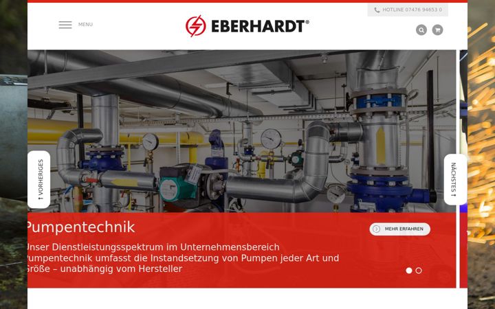 Screenshot of eberhardt-antriebstechnik.de
