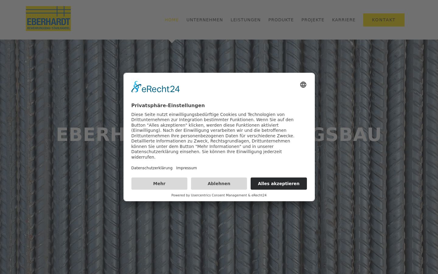 Screenshot tal-banner tal-kunsens muri qabel kwalunkwe interazzjoni