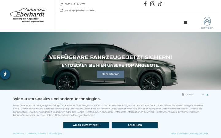 Screenshot of eberhardt-murr.de