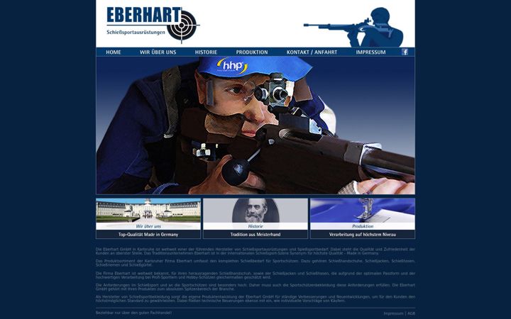 Screenshot of eberhartgmbh.de