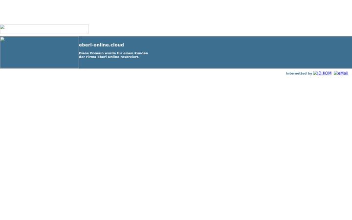 Screenshot of eberl-online.cloud