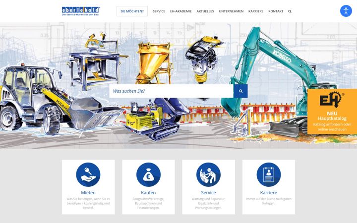 Screenshot of eberle-hald.com
