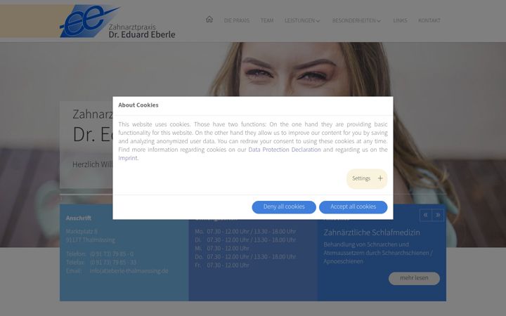 Screenshot of eberle-thalmaessing.de