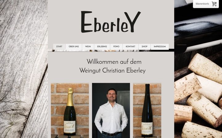 Snimka zaslona za eberley-wein.de