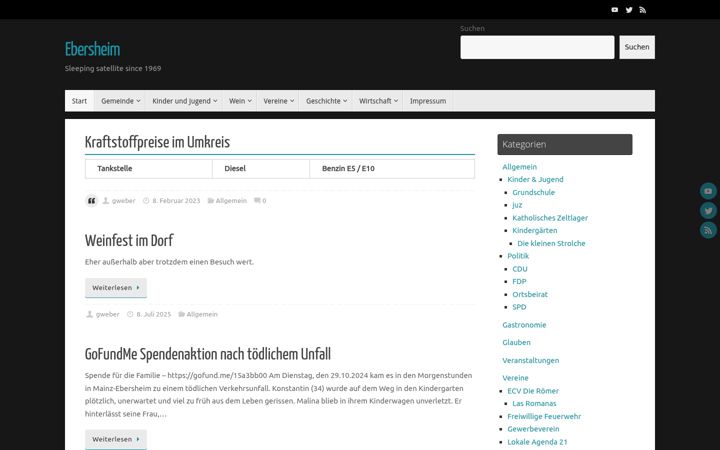 Snimka zaslona za ebersheim.de