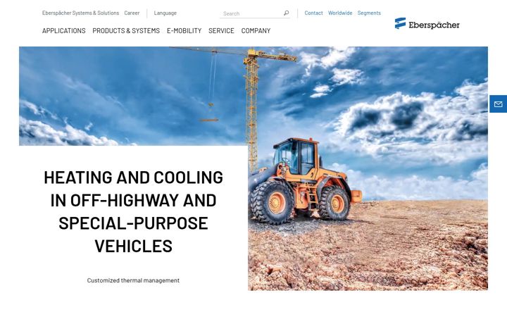 Screenshot of eberspaecher-off-highway.com