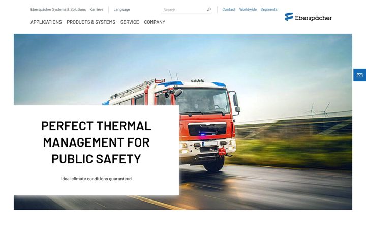 Screenshot of eberspaecher-public-safety.com