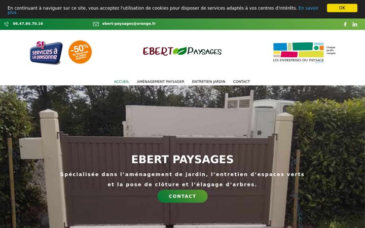 Screenshot of ebert-paysages.fr