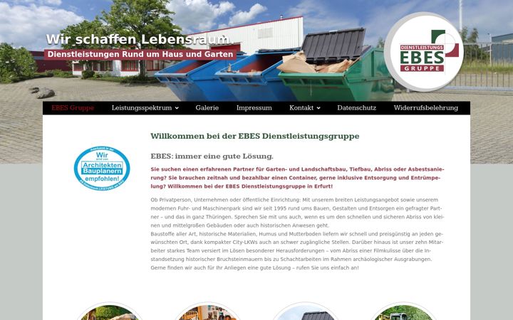 Screenshot of ebes-erfurt.de