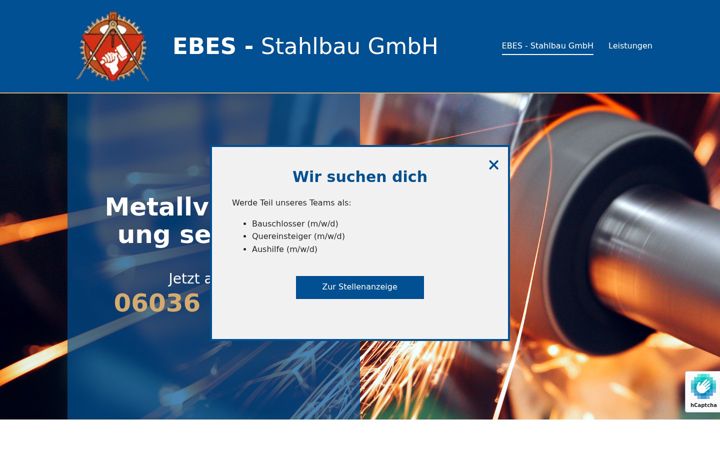 Screenshot of ebes-stahlbau.de