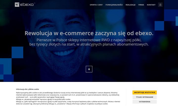 Screenshot of ebexo.pl