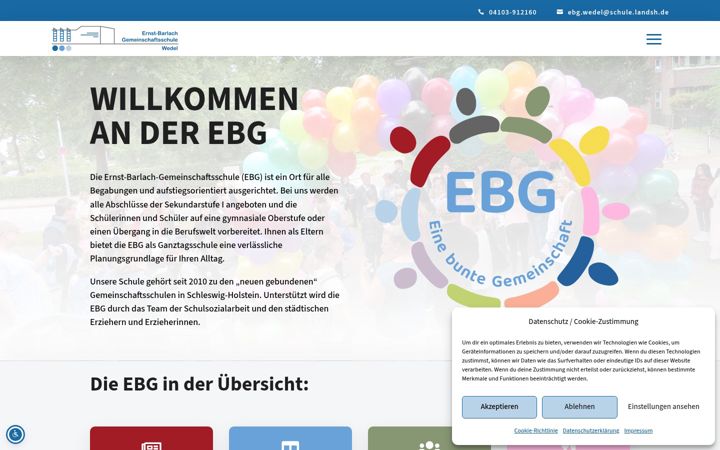Snimka zaslona za ebg-wedel.de