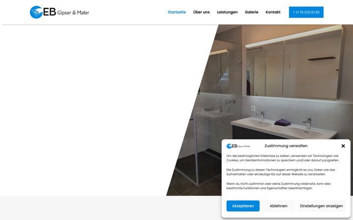 Screenshot of ebgipser-maler.ch