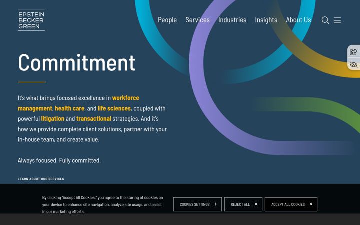 Screenshot of ebglaw.com