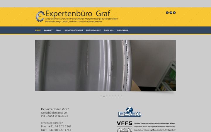 Screenshot of ebgraf.ch