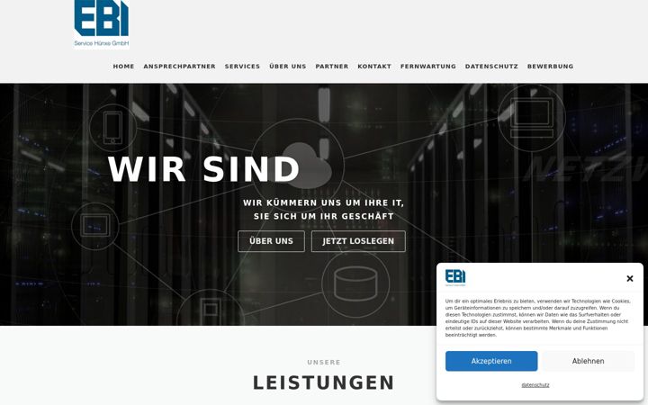 Screenshot of ebi-service.de