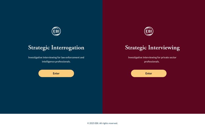 Screenshot of ebi-training.com