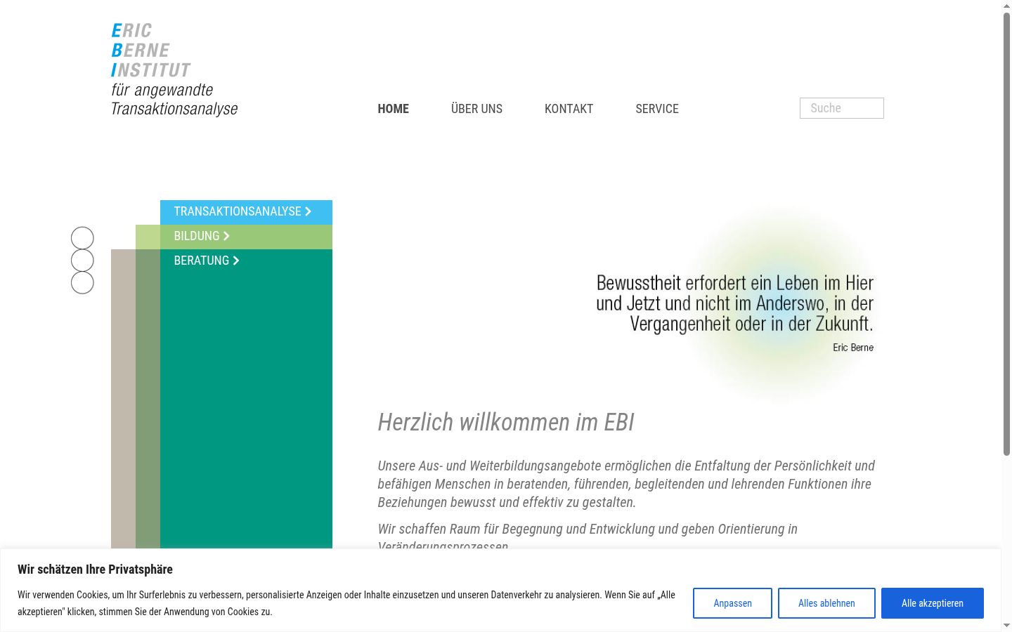 Screenshot tal-banner tal-kunsens muri qabel kwalunkwe interazzjoni