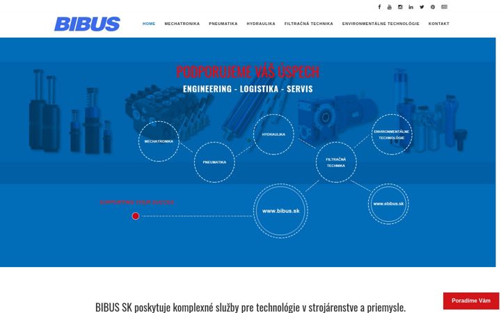 Screenshot of ebibus.sk